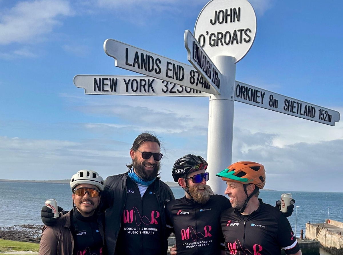 The 1975's Ross MacDonald sets off on 1000-mile charity bike ride for Nordoff &amp; Robbins