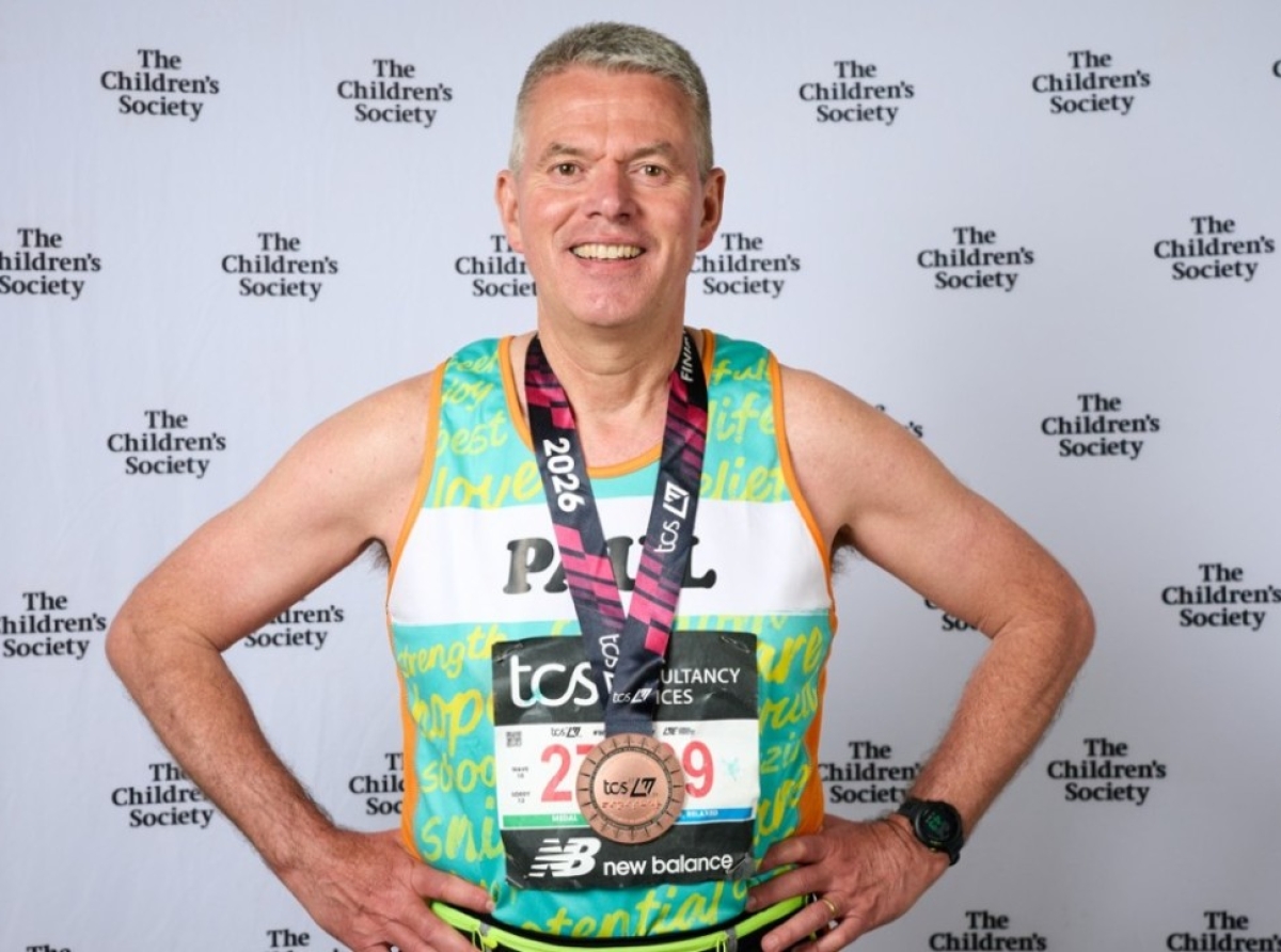 Paul Philpott completes 2026 TCS London Marathon in support of The Children’s Society