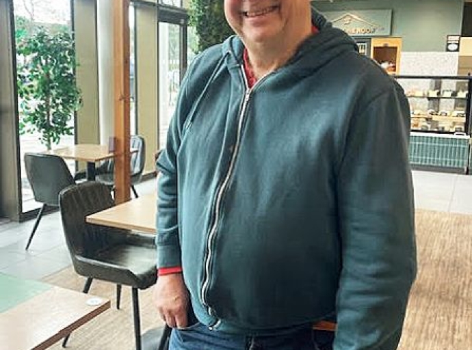 Bereaved man back in the swim of thing through regular exercise