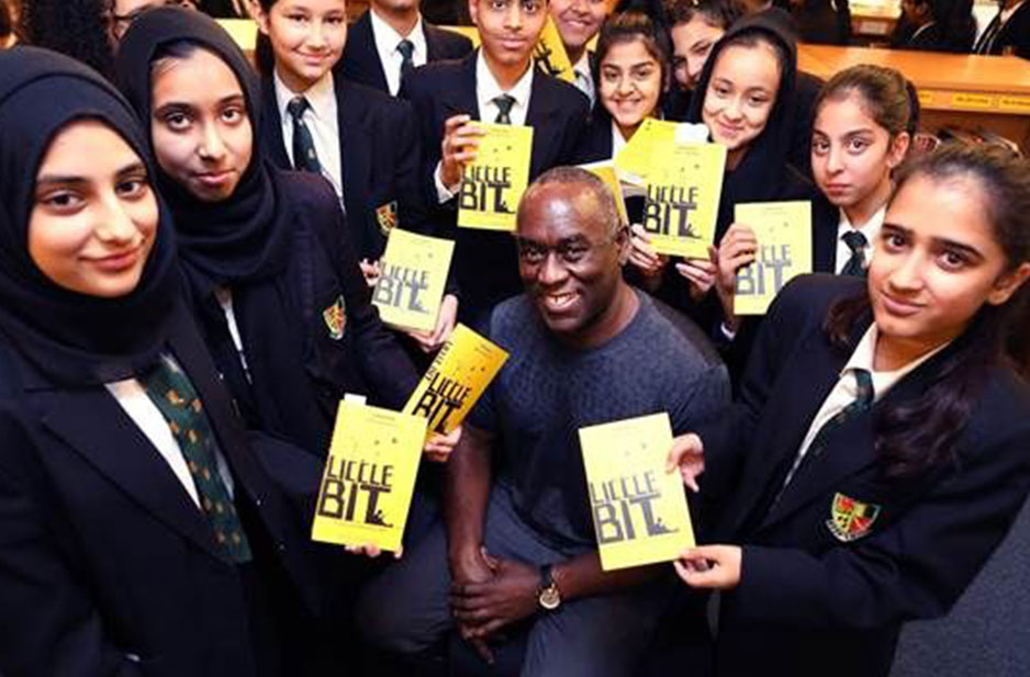 Former DJ and social-rights activist-turned-writer celebrated on inspirational school tour