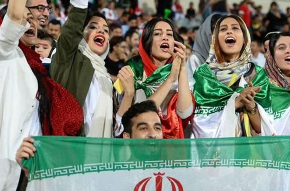 Iran allow women to attend first football match