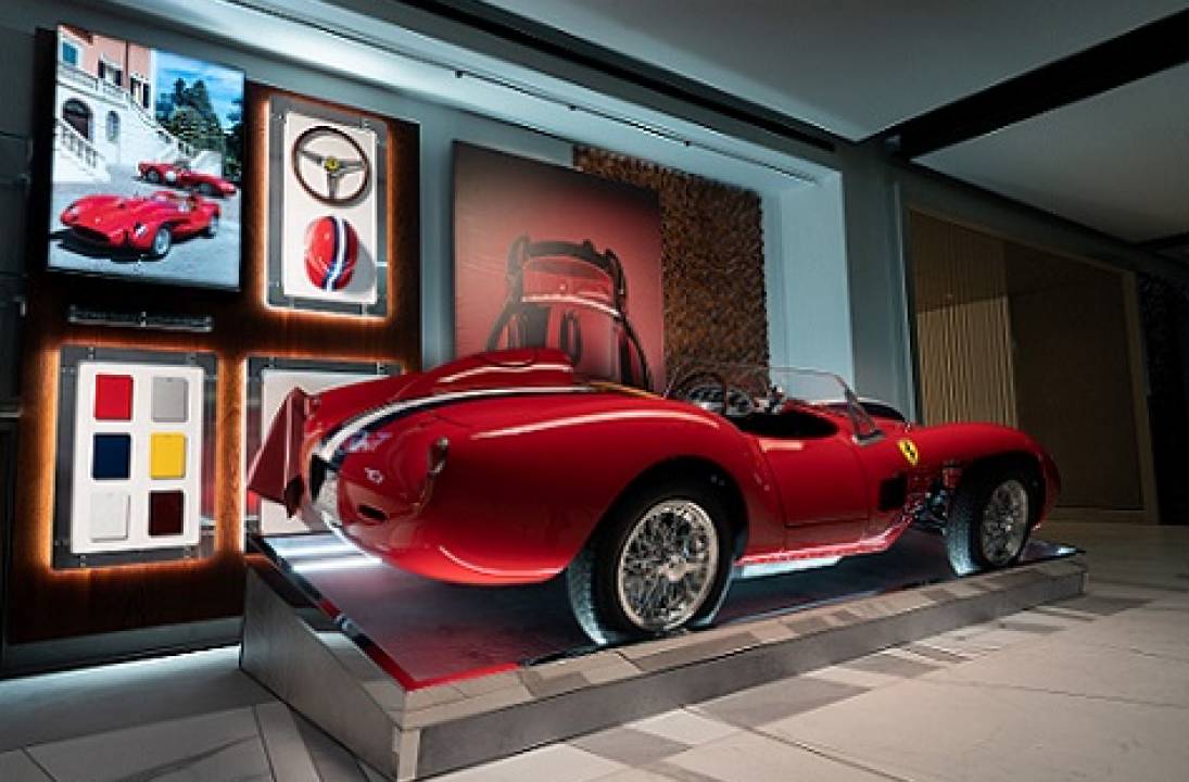 Luxury shopping with an electric twist: Ferrari Testa Rossa J now on sale in Harrods