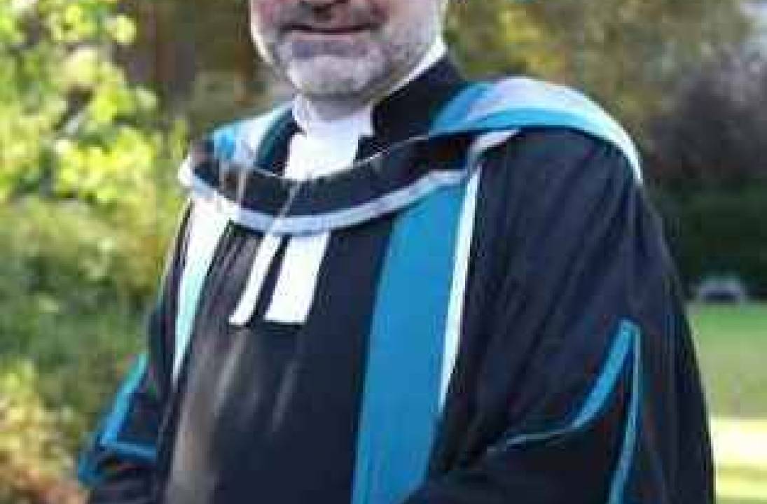 The Dean of Worcester receives Honorary University Fellowship during graduation week