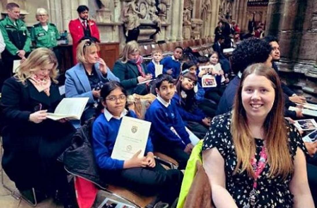 Learners from Yarnfield Primary make historic visit to Westminster Abbey to attend Commonwealth Day Service of Celebration 2026