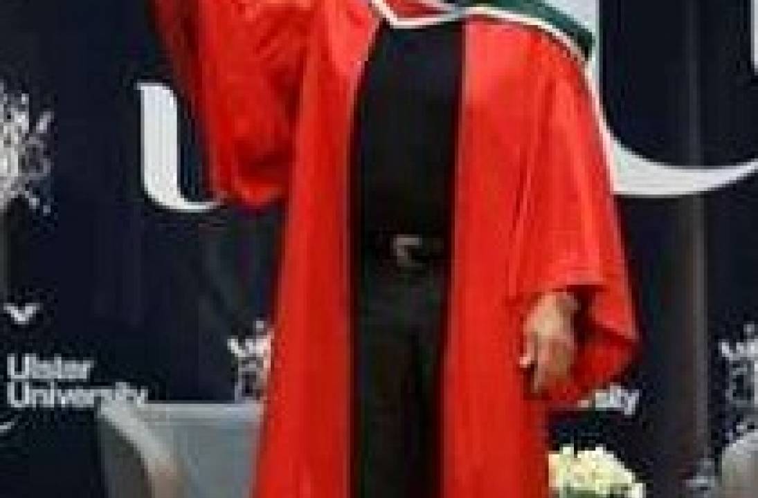 Arnold Schwarzenegger receives Honorary Doctorate from Ulster University
